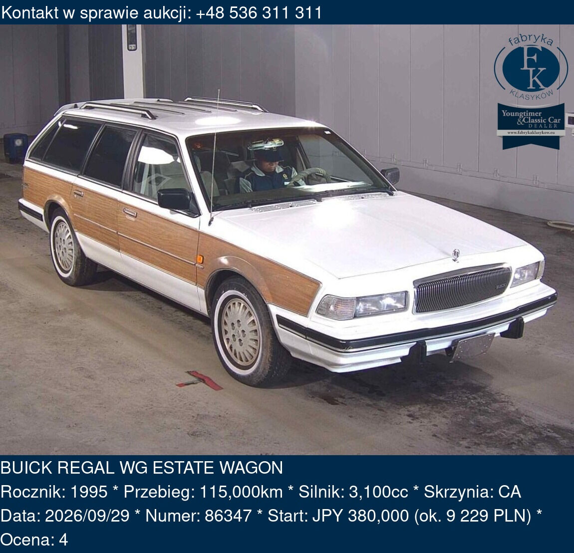 BUICK REGAL WG ESTATE WAGON 1995 - zdjęcie 2