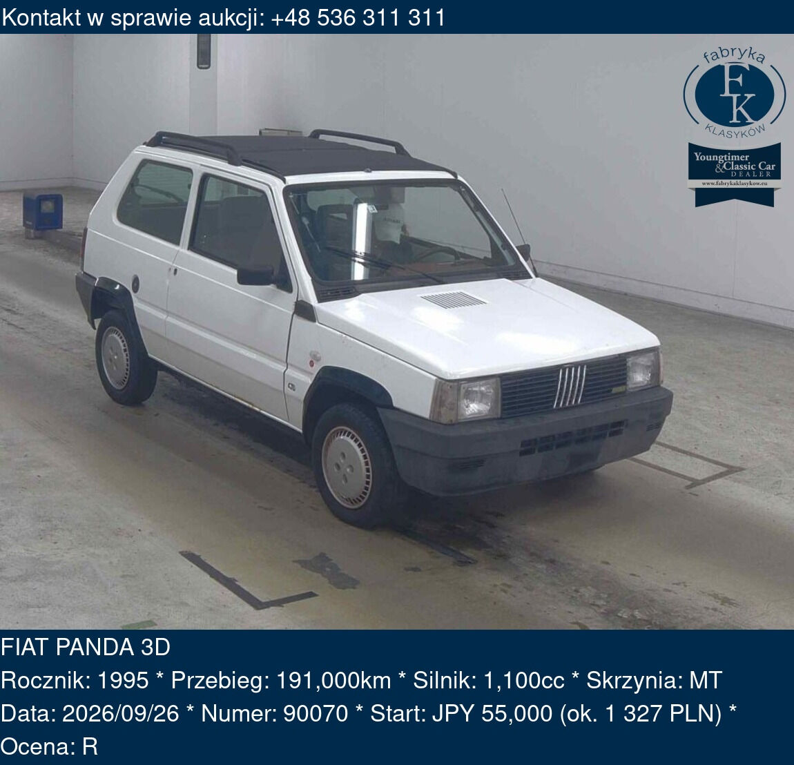 FIAT PANDA 3D 1995 - zdjęcie 2