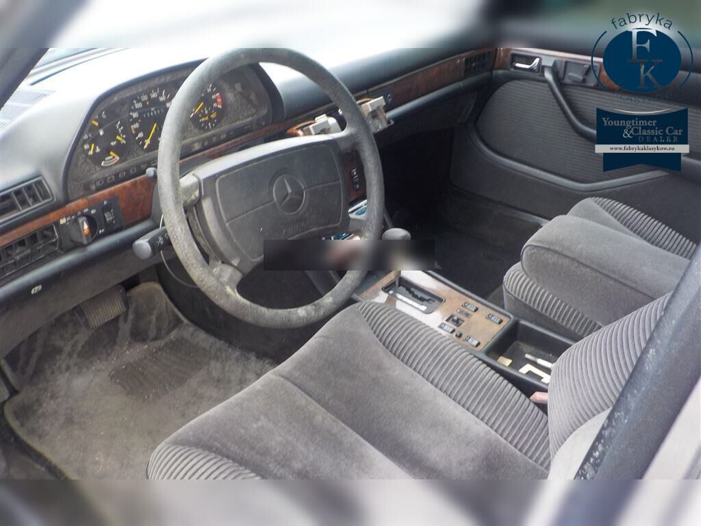 MERCEDES BENZ S-CLASS 4D 420SEL 1988 - zdjęcie 5