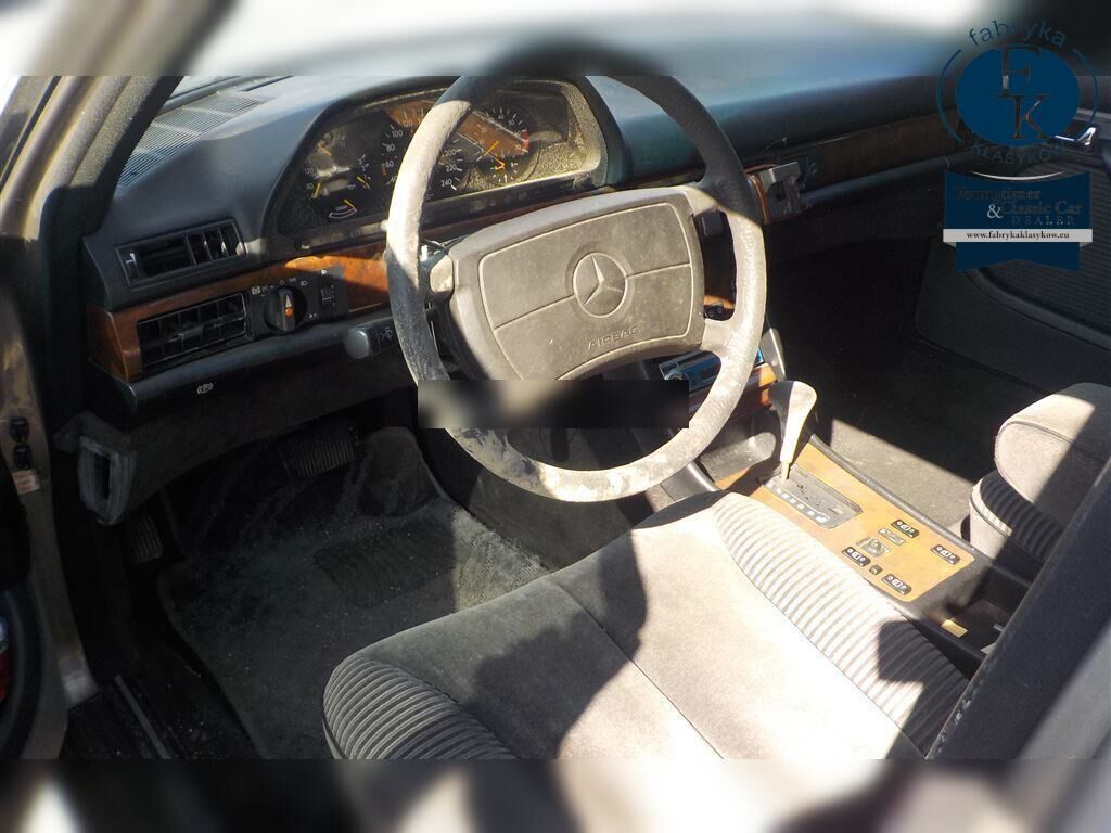 MERCEDES BENZ S-CLASS 4D 420SEL 1988 - zdjęcie 5