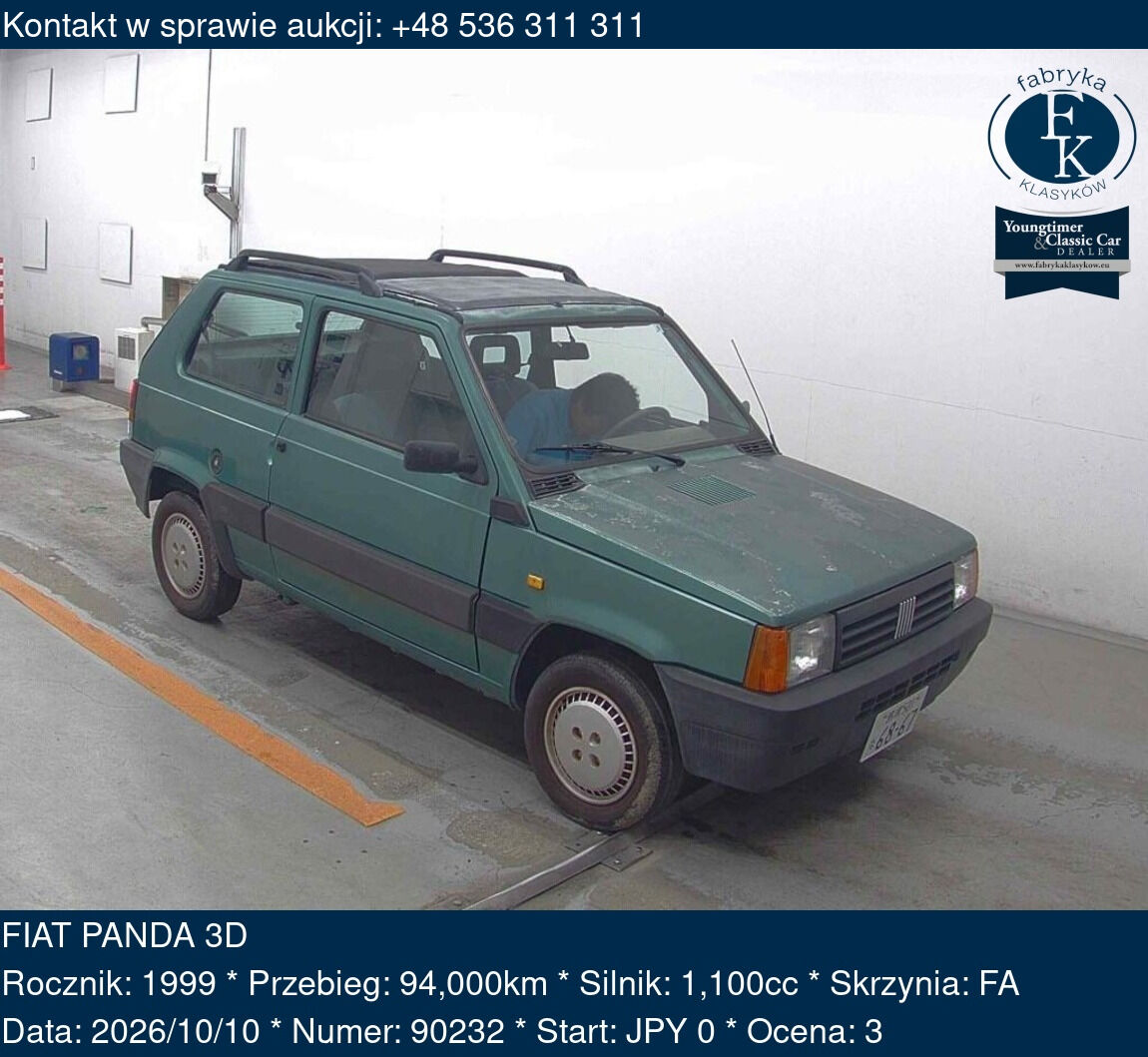FIAT PANDA 3D 1999 - zdjęcie 2