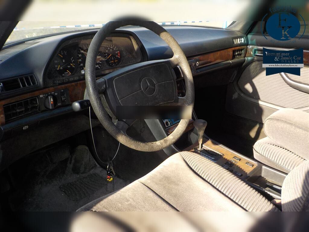 MERCEDES BENZ S-CLASS 4D 420SEL 1988 - zdjęcie 5