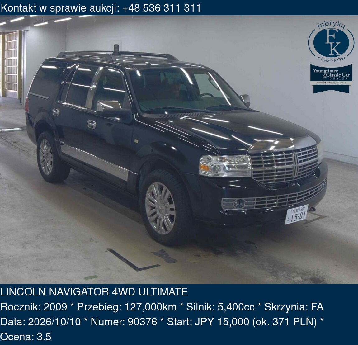 LINCOLN NAVIGATOR 4WD ULTIMATE 2009 - zdjęcie 2