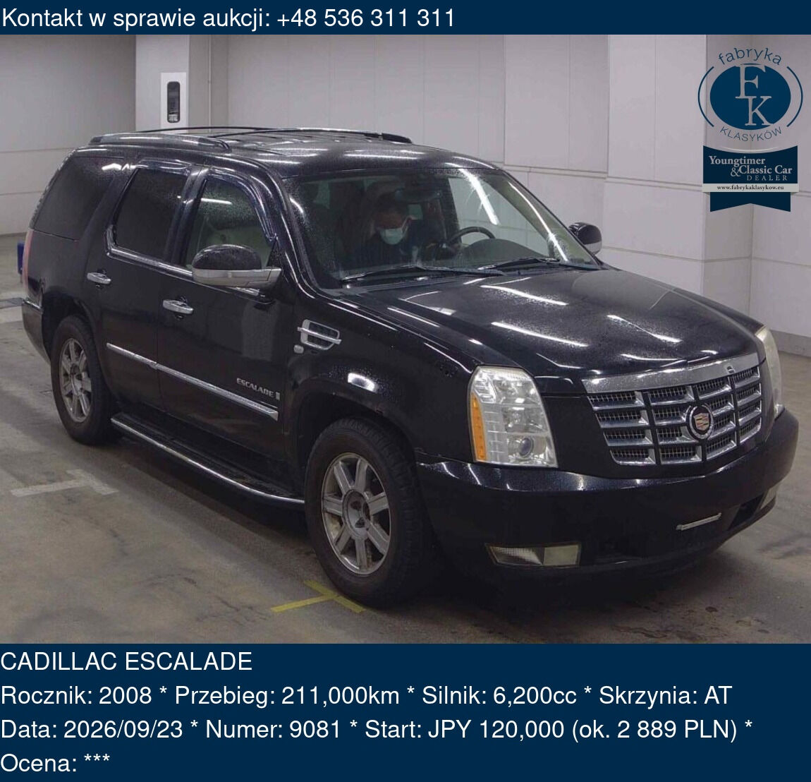 CADILLAC ESCALADE 2008 - zdjęcie 2