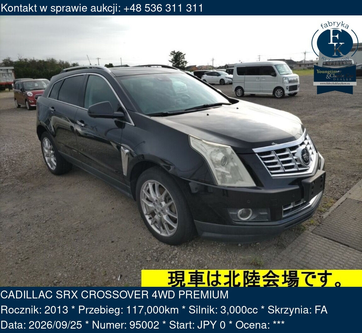 CADILLAC SRX CROSSOVER 4WD PREMIUM 2013 - zdjęcie 2