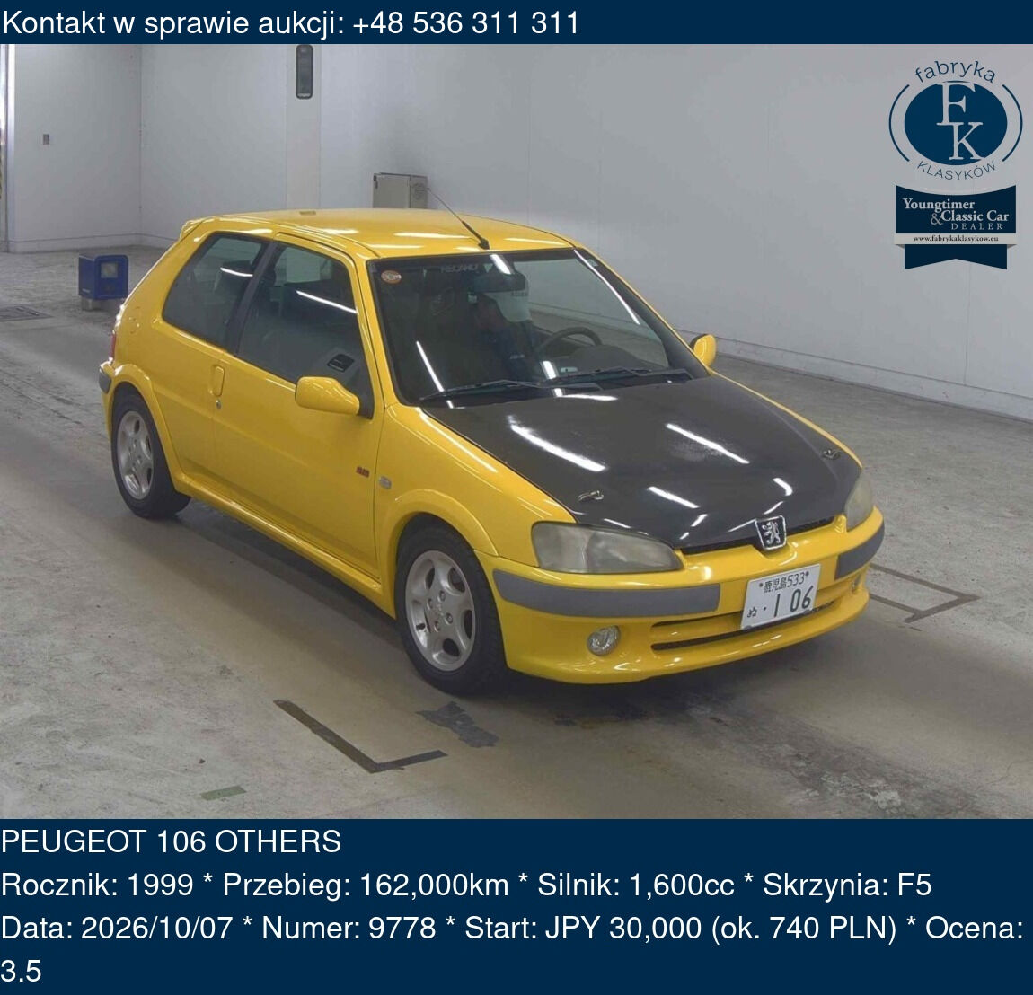 PEUGEOT 106 OTHERS 1999 - zdjęcie 2