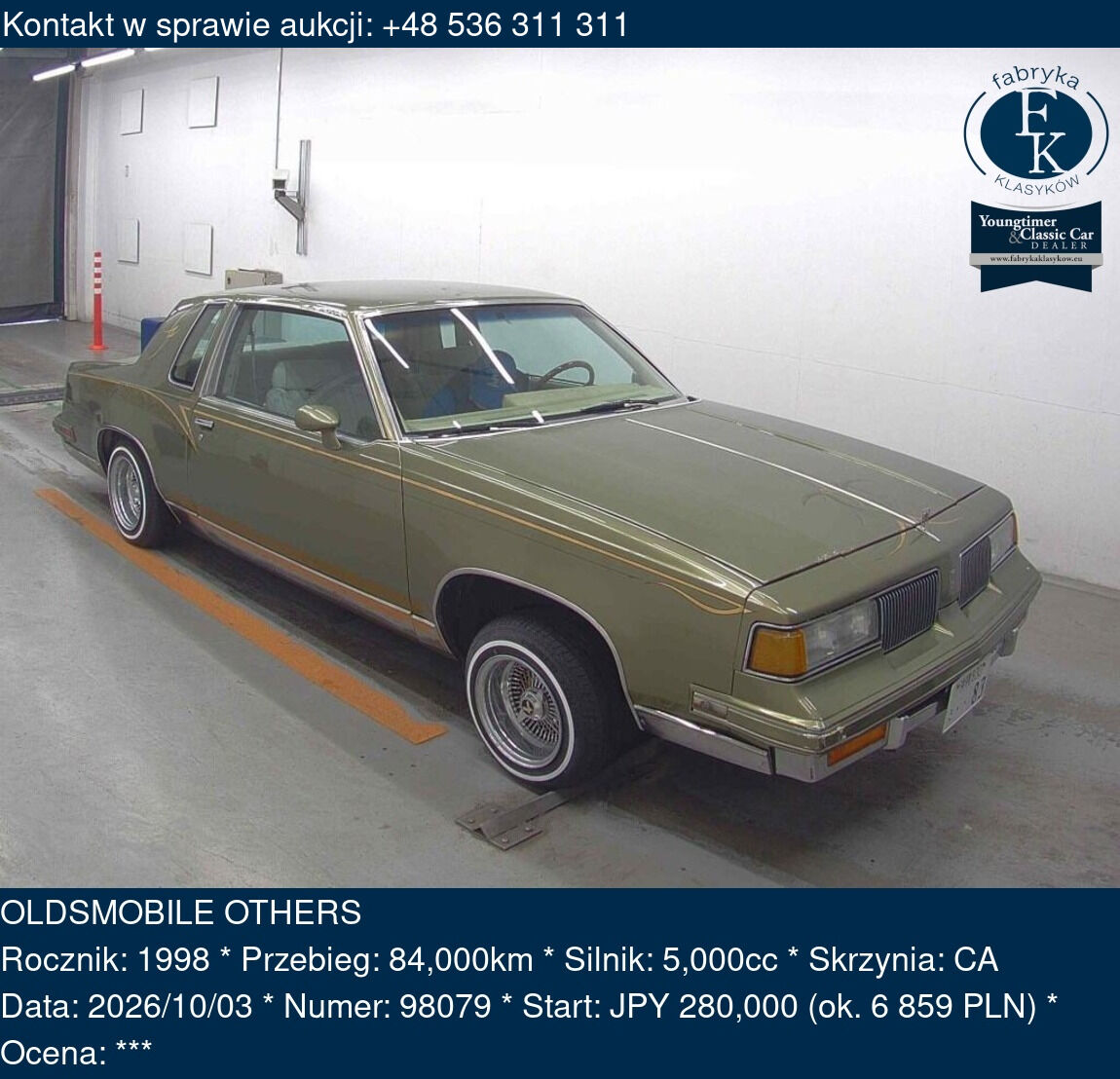 OLDSMOBILE OTHERS 1998 - zdjęcie 2