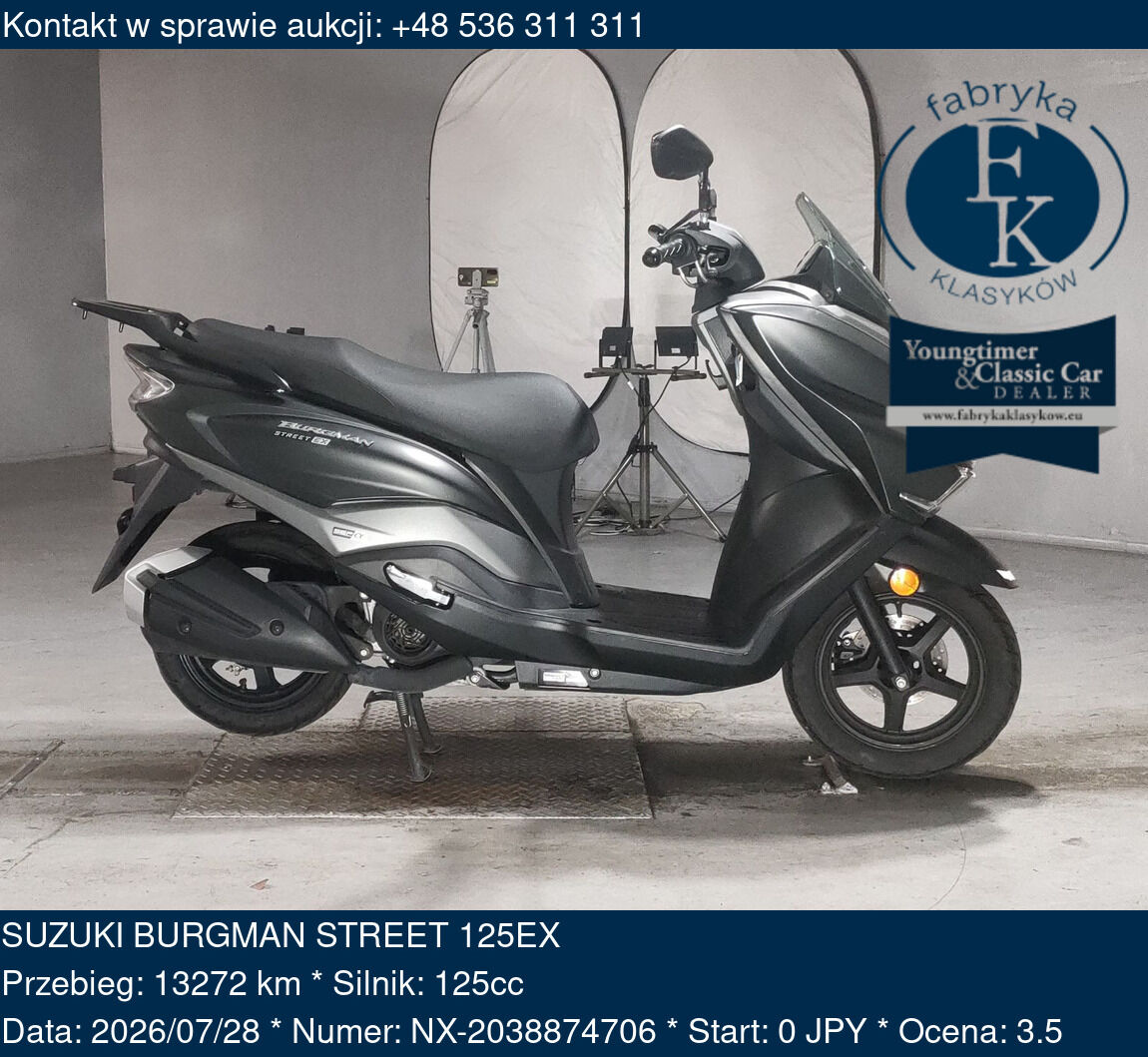 SUZUKI BURGMAN STREET 125EX