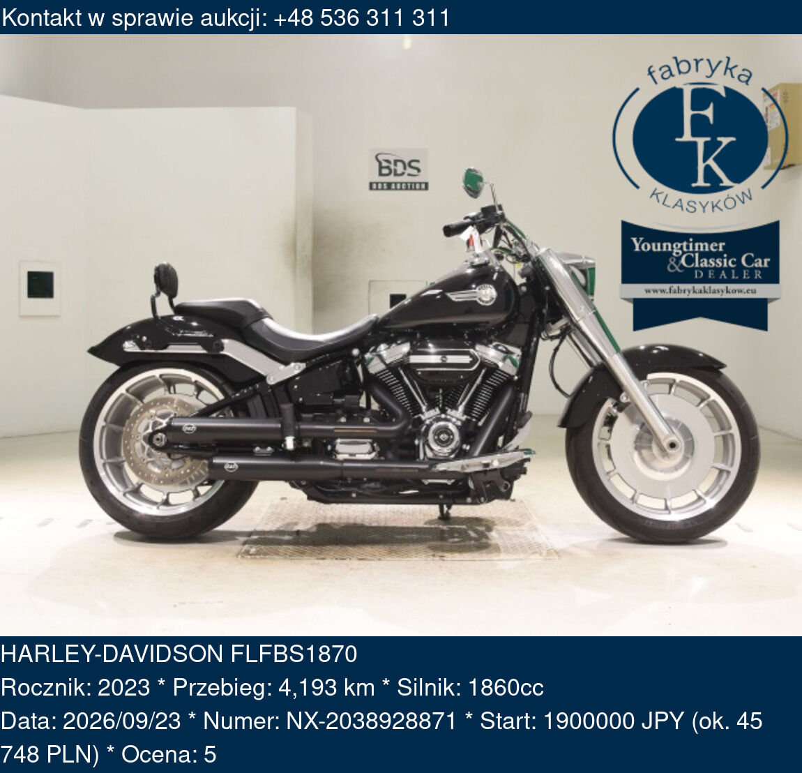 HARLEY-DAVIDSON FLFBS1870 2023 - zdjęcie 2