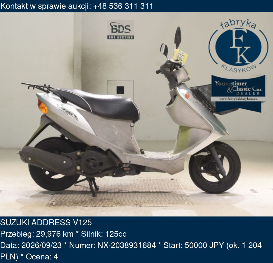 SUZUKI ADDRESS V125 - zdjęcie 2