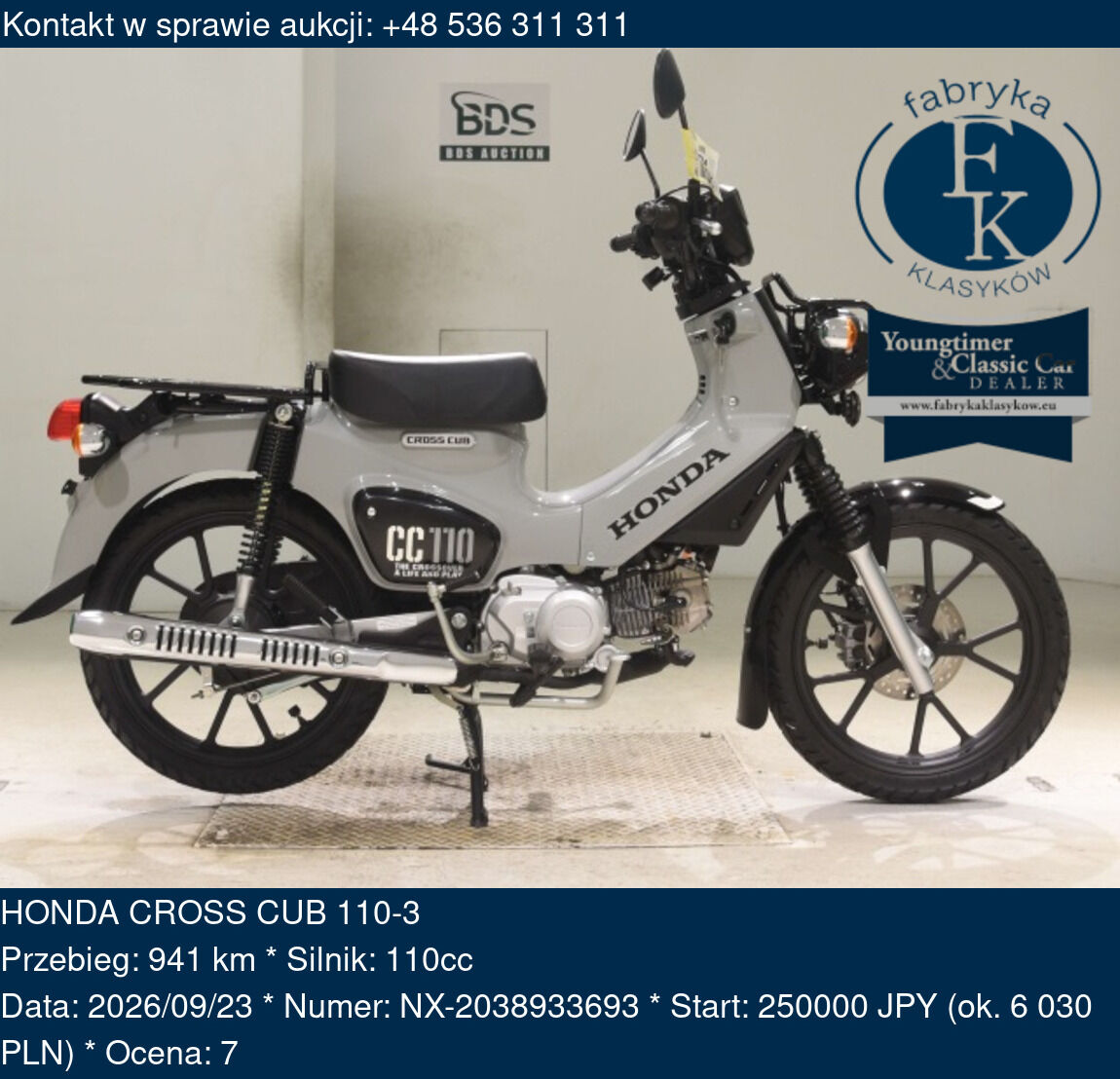HONDA CROSS CUB 110-3  - zdjęcie 2