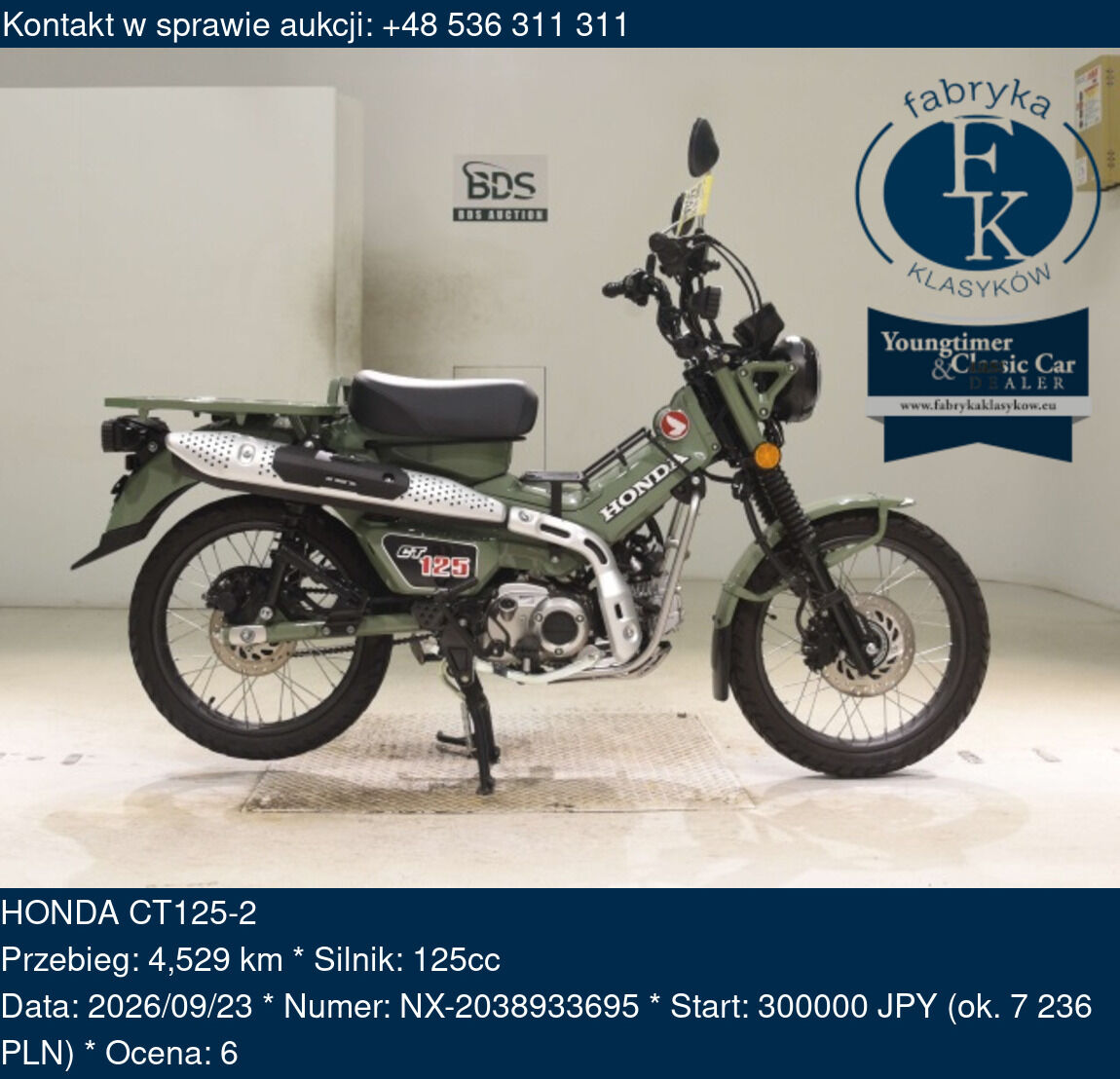 HONDA CT125-2 - zdjęcie 2