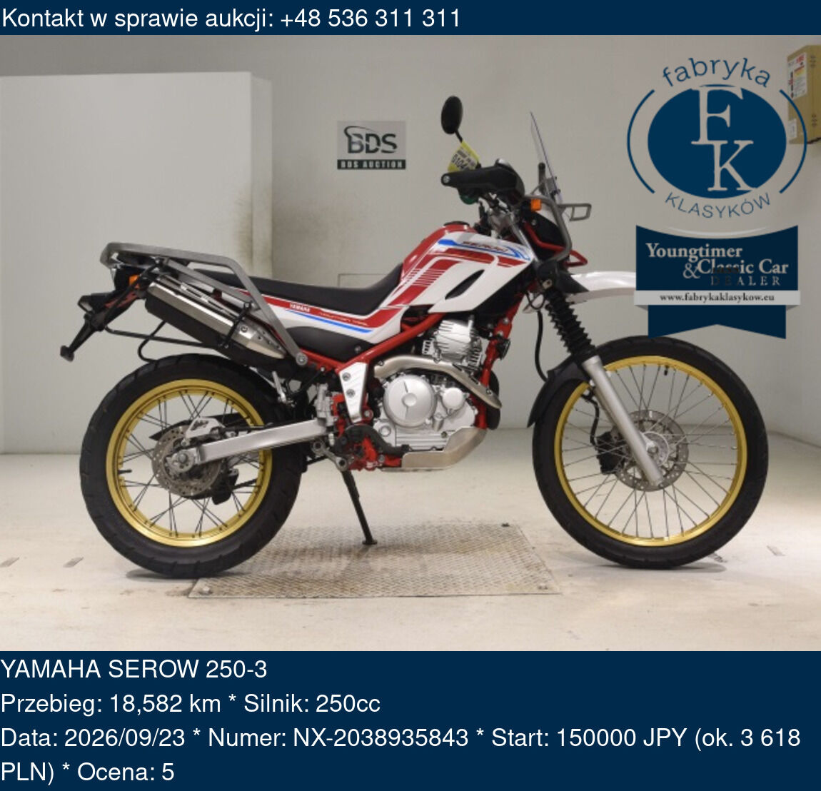 YAMAHA SEROW 250-3 - zdjęcie 2