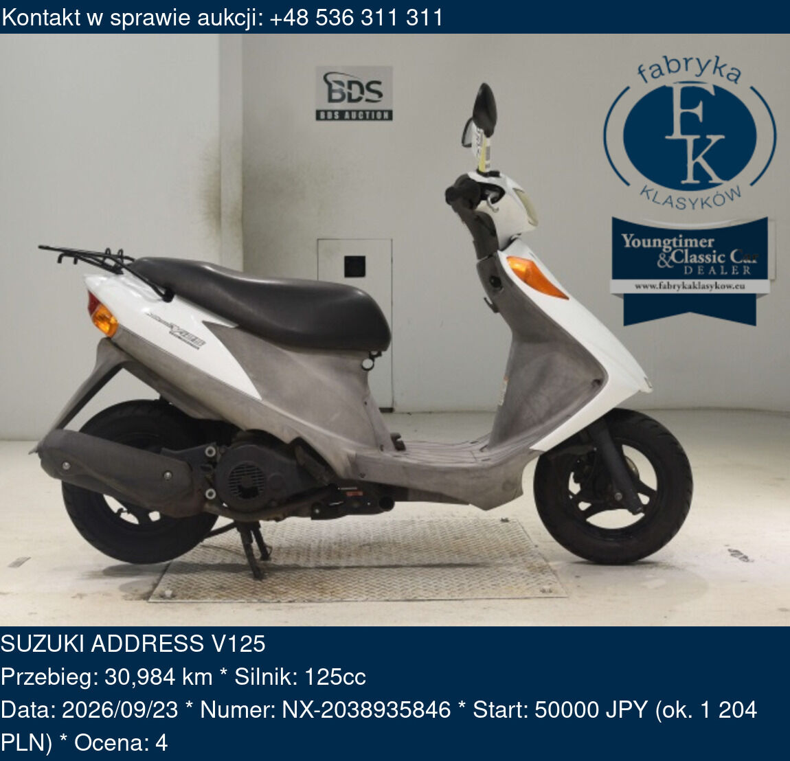 SUZUKI ADDRESS V125  - zdjęcie 2
