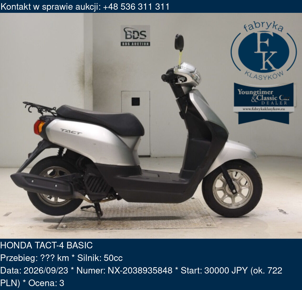 HONDA TACT-4 BASIC - zdjęcie 2