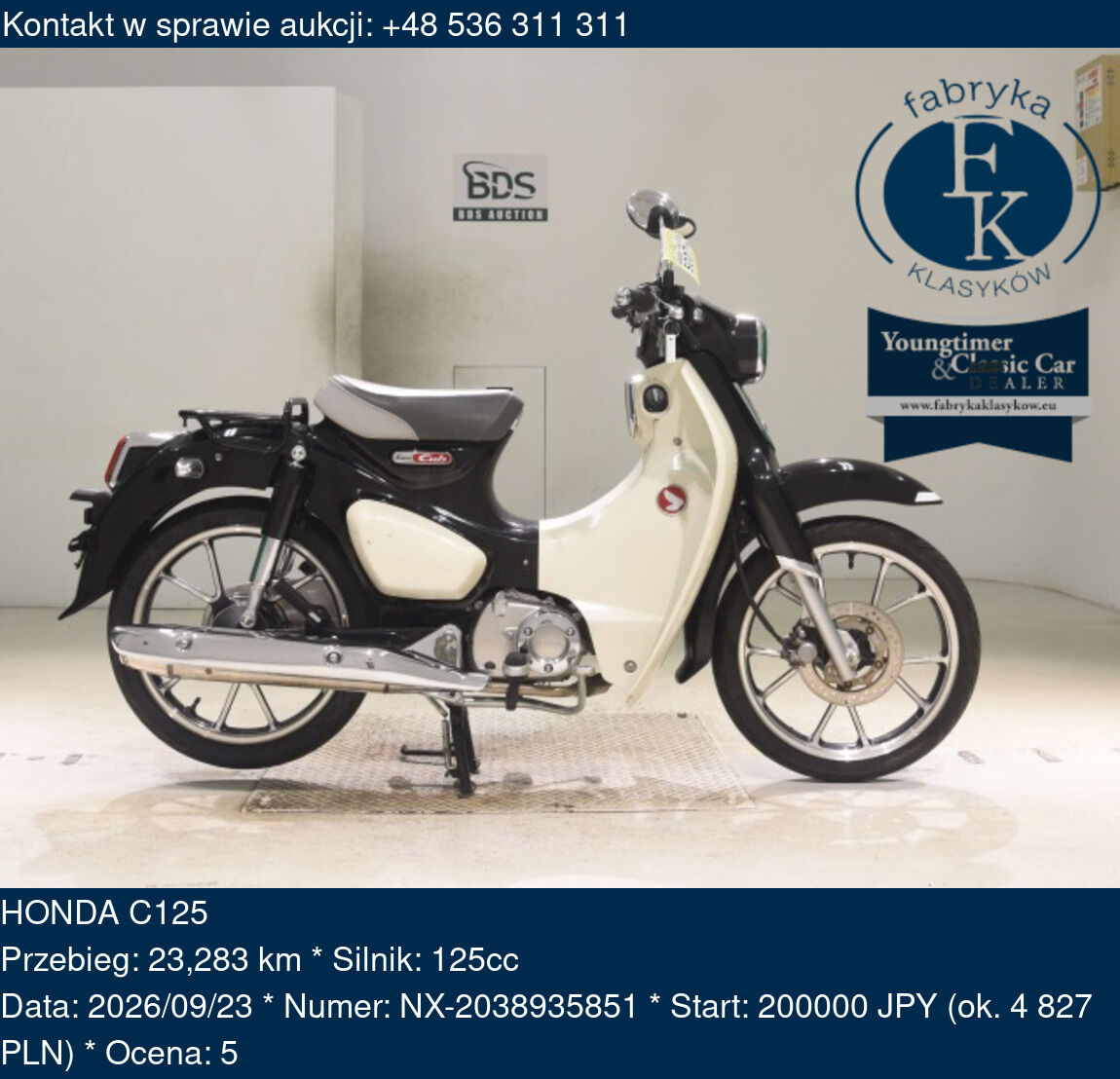 HONDA C125  - zdjęcie 2