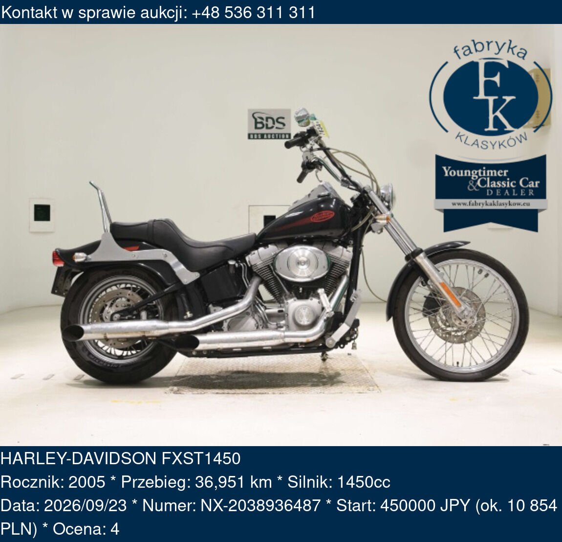 HARLEY-DAVIDSON FXST1450 2005 - zdjęcie 2
