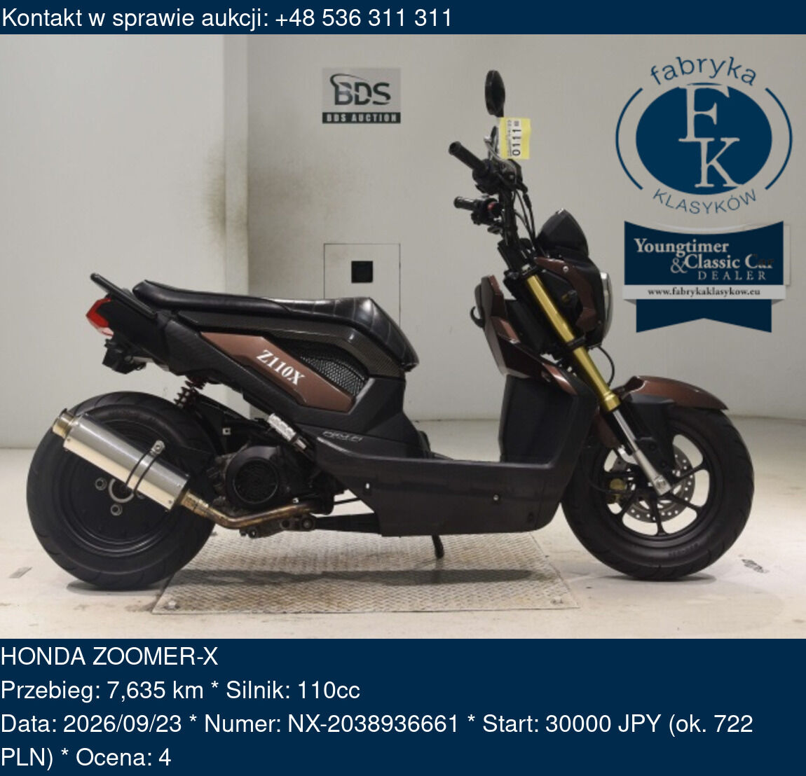HONDA ZOOMER-X  - zdjęcie 2