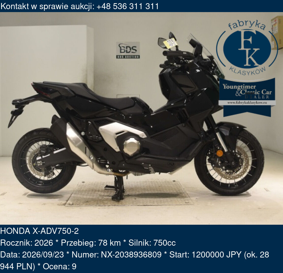 HONDA X-ADV750-2 2026 - zdjęcie 2