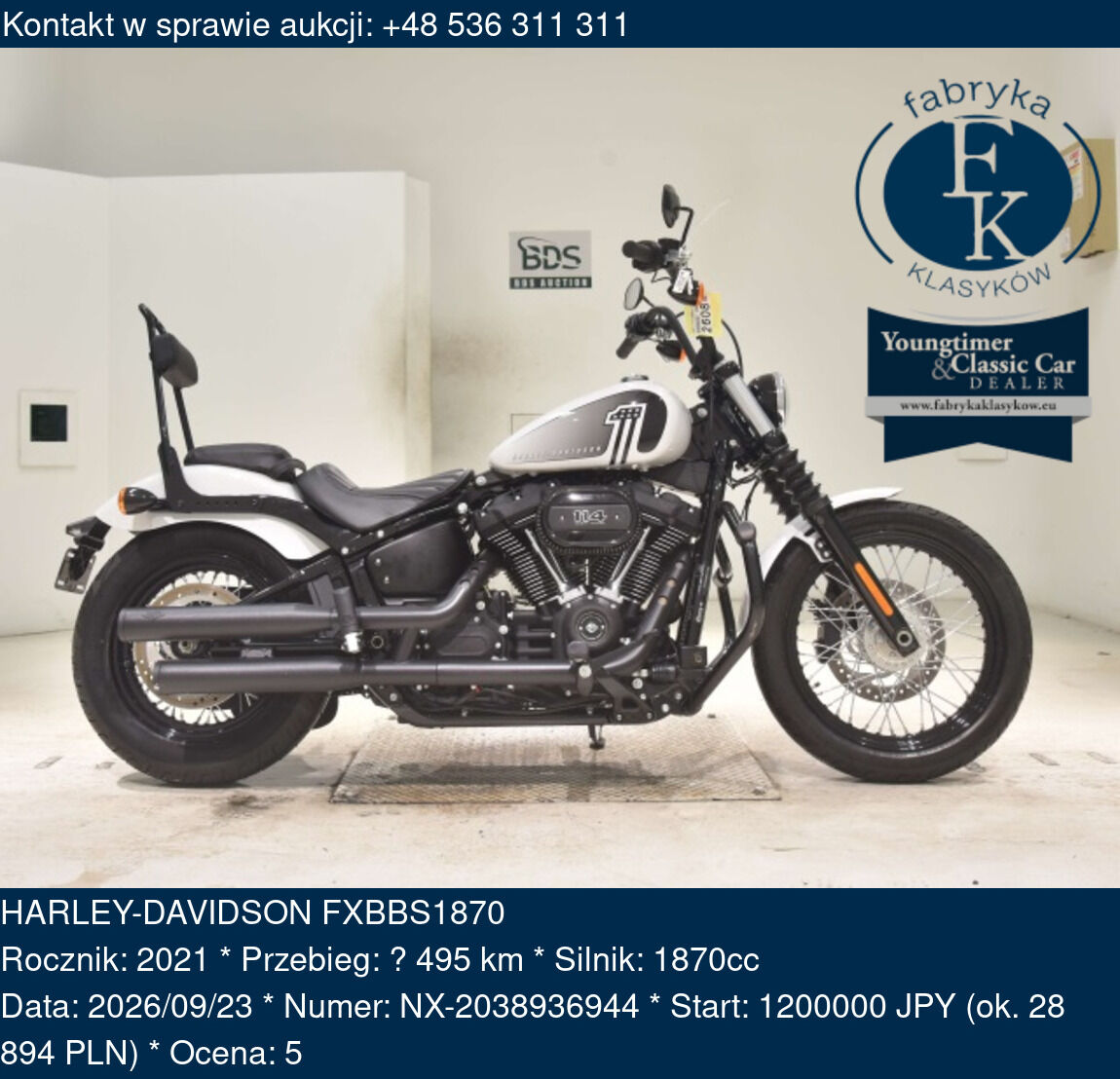 HARLEY-DAVIDSON FXBBS1870 2021 - zdjęcie 2