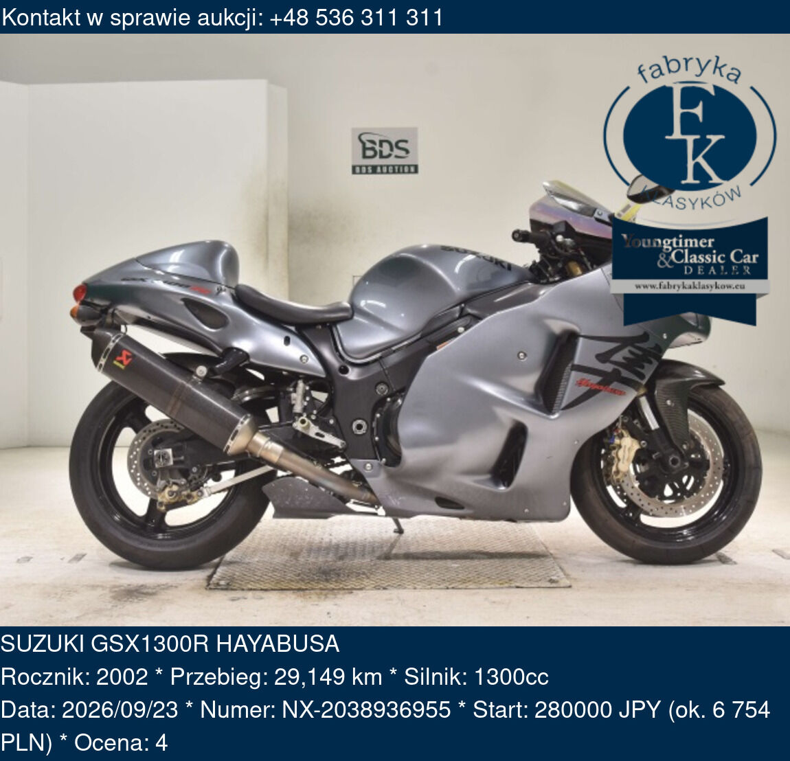 SUZUKI GSX1300R HAYABUSA 2002 - zdjęcie 2