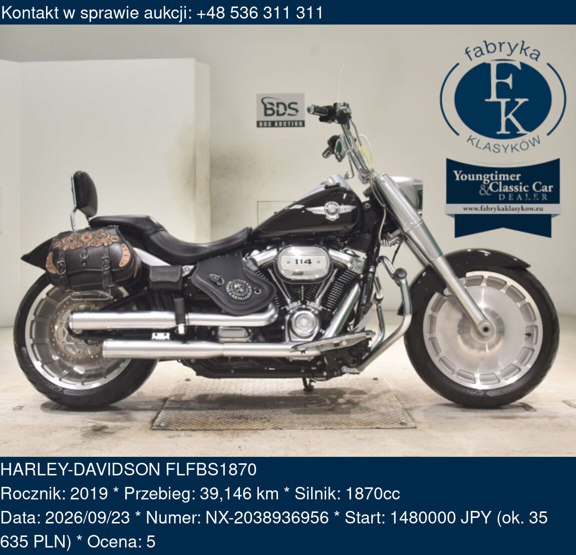 HARLEY-DAVIDSON FLFBS1870 2019 - zdjęcie 2