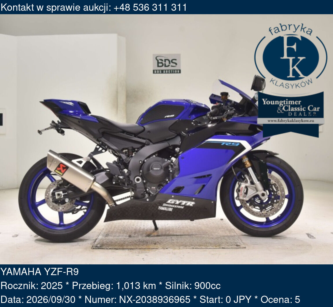 YAMAHA YZF-R9 2025 - zdjęcie 2