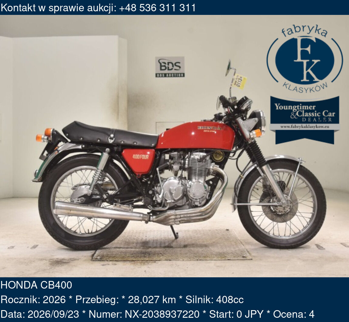 HONDA CB400 2026 - zdjęcie 2