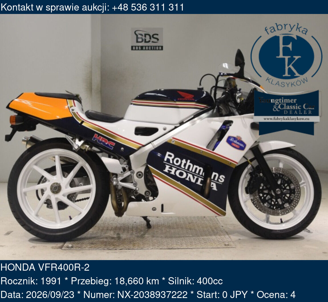 HONDA VFR400R-2 1991 - zdjęcie 2