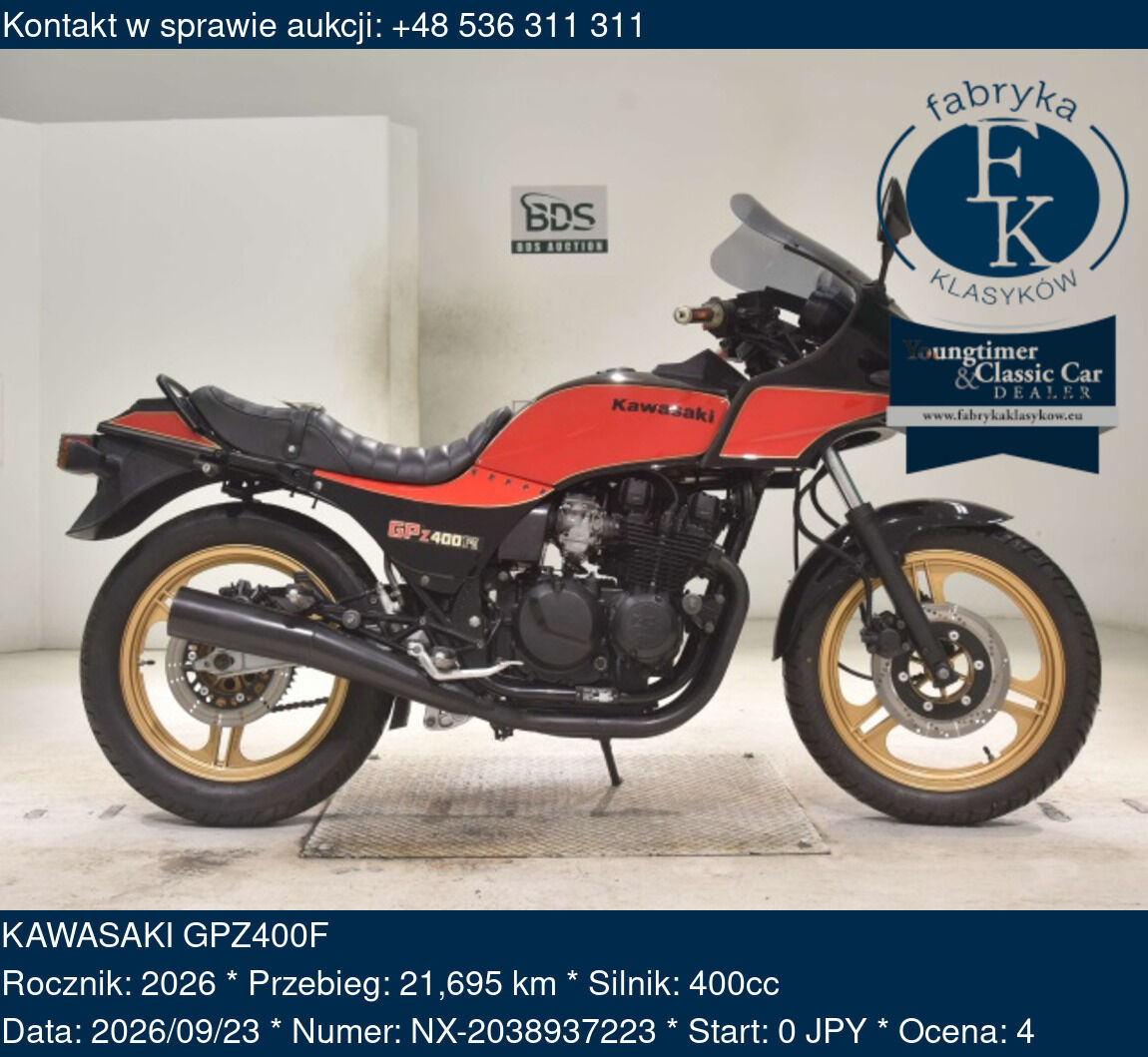 KAWASAKI GPZ400F 2026 - zdjęcie 2