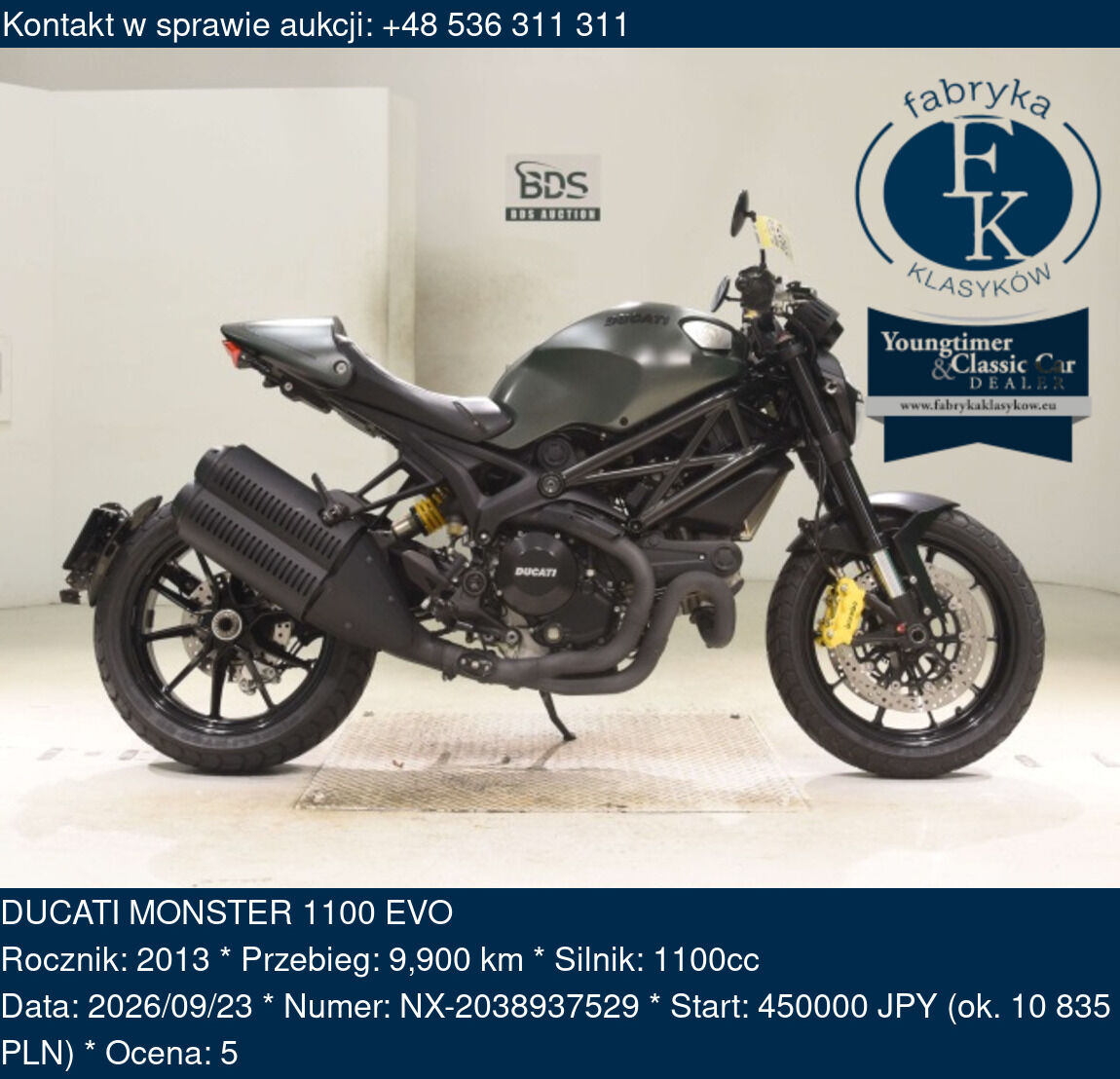 DUCATI MONSTER 1100 EVO 2013 - zdjęcie 2