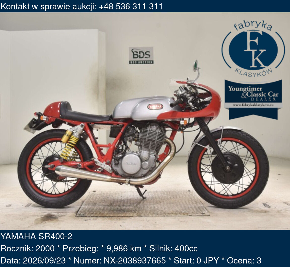 YAMAHA SR400-2 2000 - zdjęcie 2