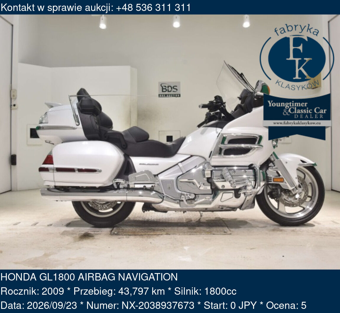HONDA GL1800 AIRBAG NAVIGATION 2009 - zdjęcie 2