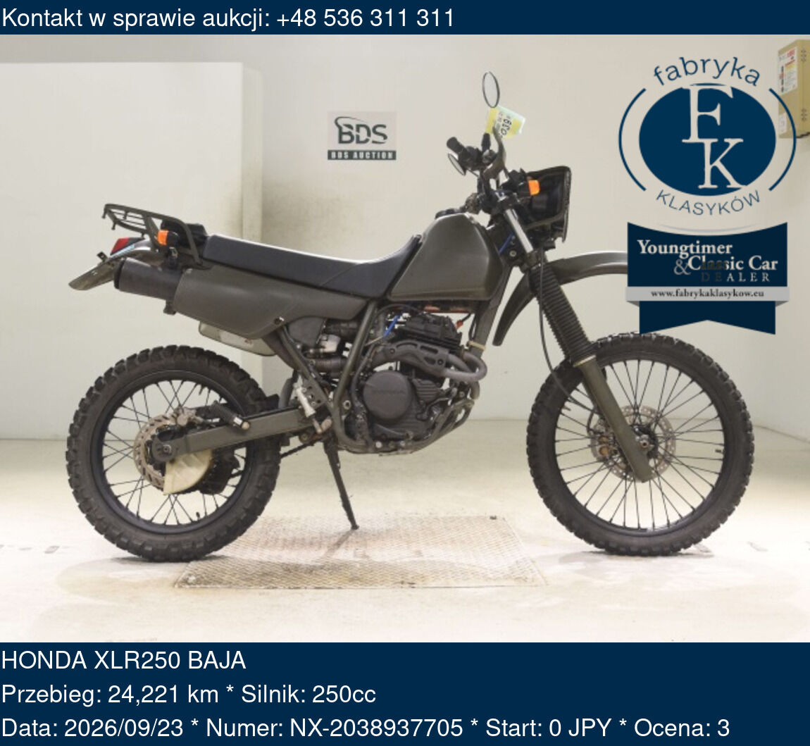 HONDA XLR250 BAJA  - zdjęcie 2