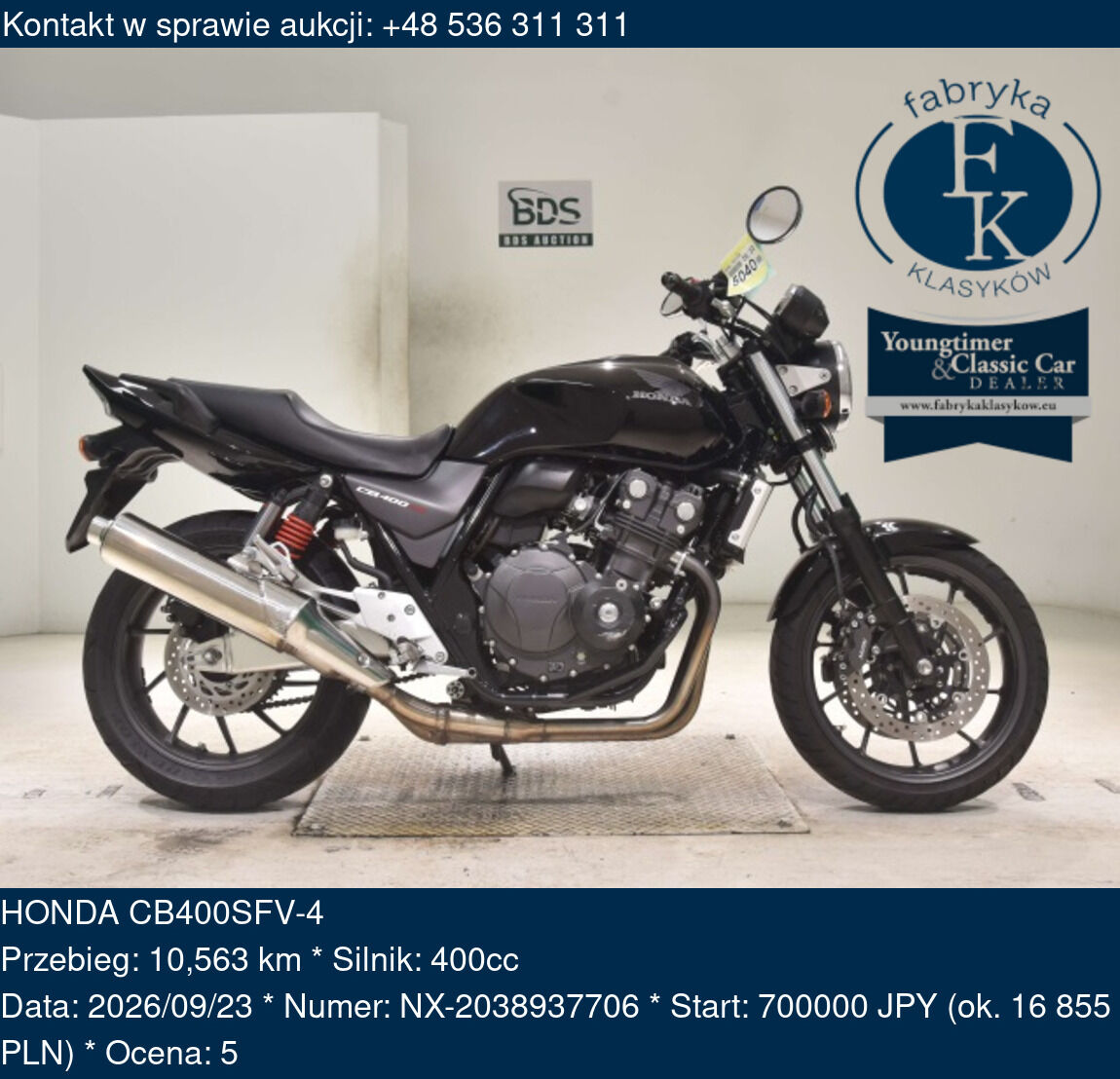 HONDA CB400SFV-4  - zdjęcie 2