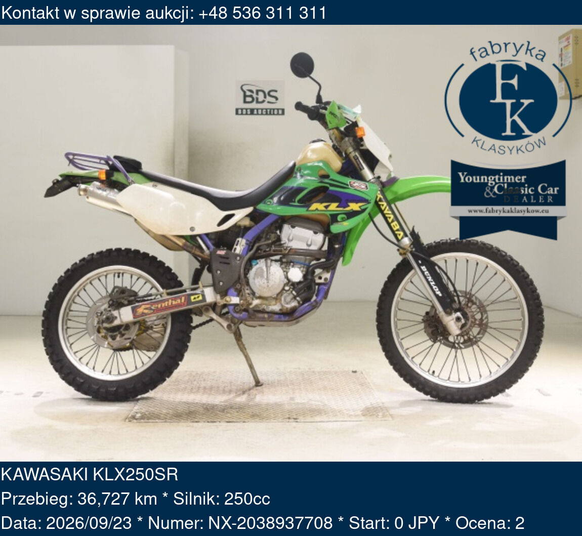 KAWASAKI KLX250SR - zdjęcie 2
