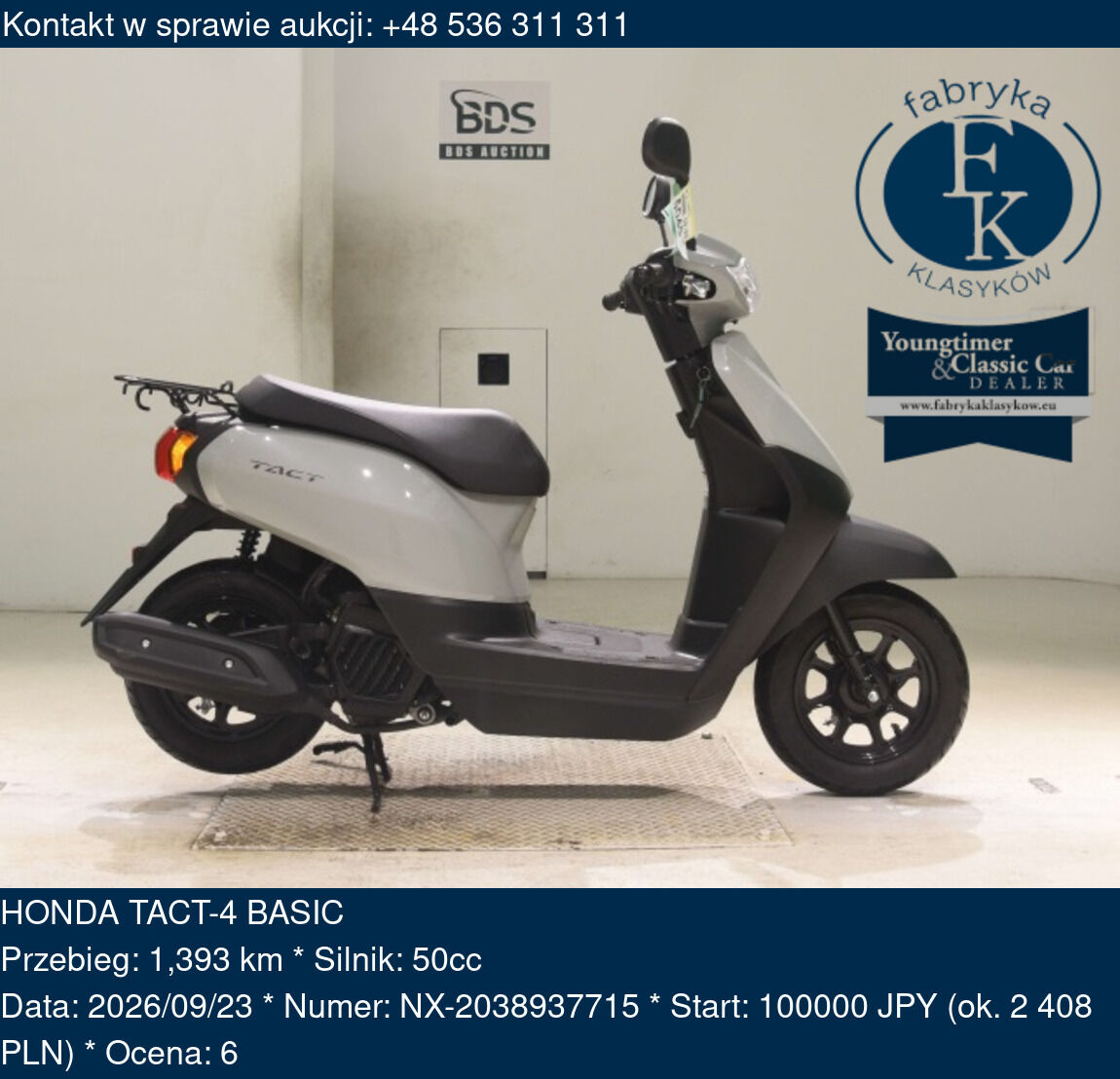 HONDA TACT-4 BASIC - zdjęcie 2