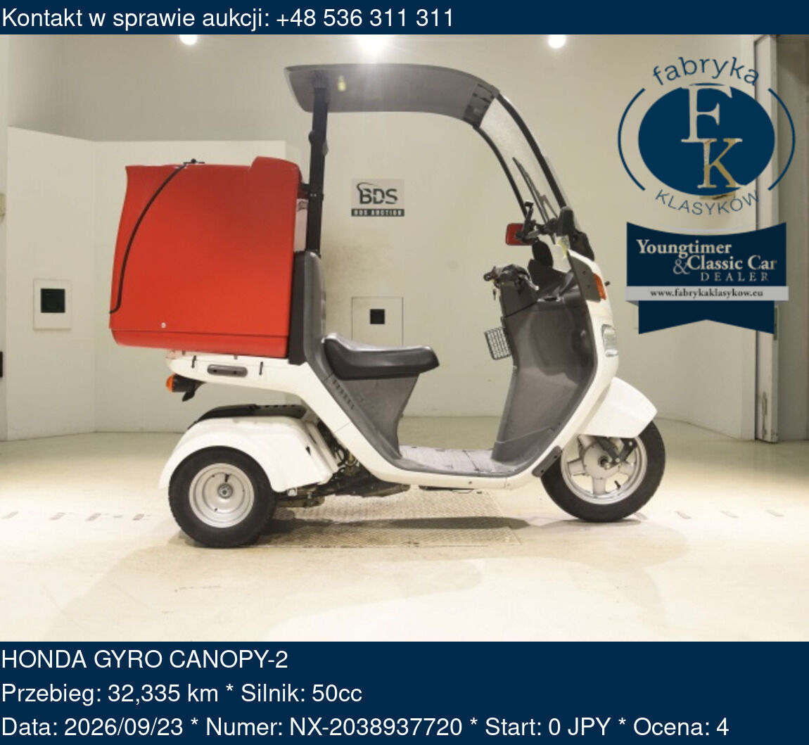 HONDA GYRO CANOPY-2  - zdjęcie 2