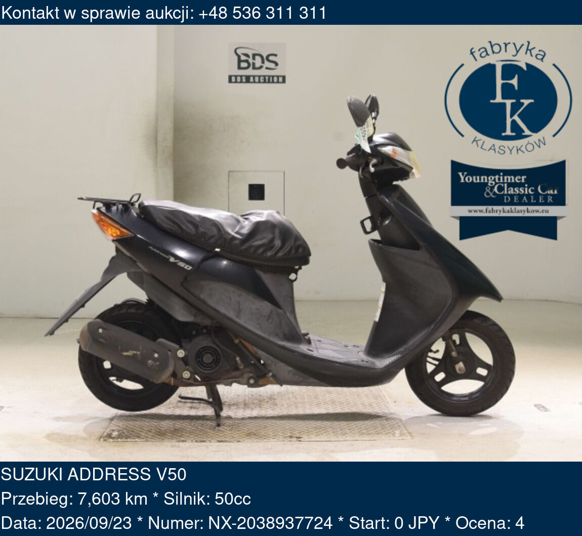 SUZUKI ADDRESS V50  - zdjęcie 2
