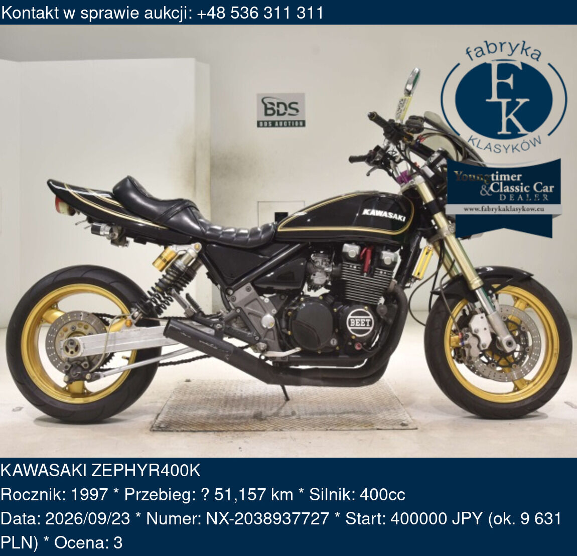 KAWASAKI ZEPHYR400K 1997 - zdjęcie 2