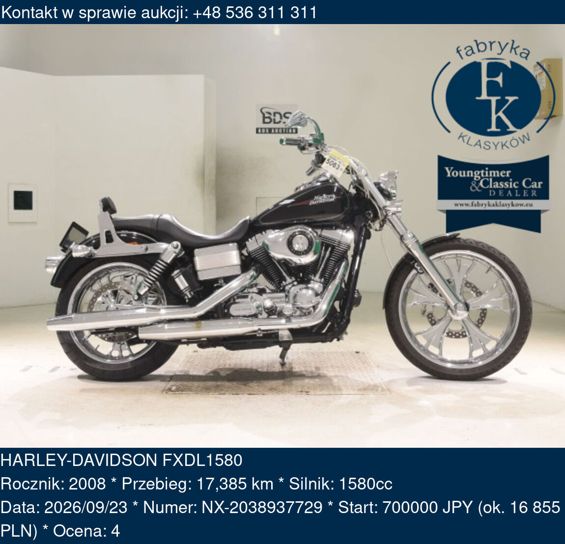 HARLEY-DAVIDSON FXDL1580 2008 - zdjęcie 2