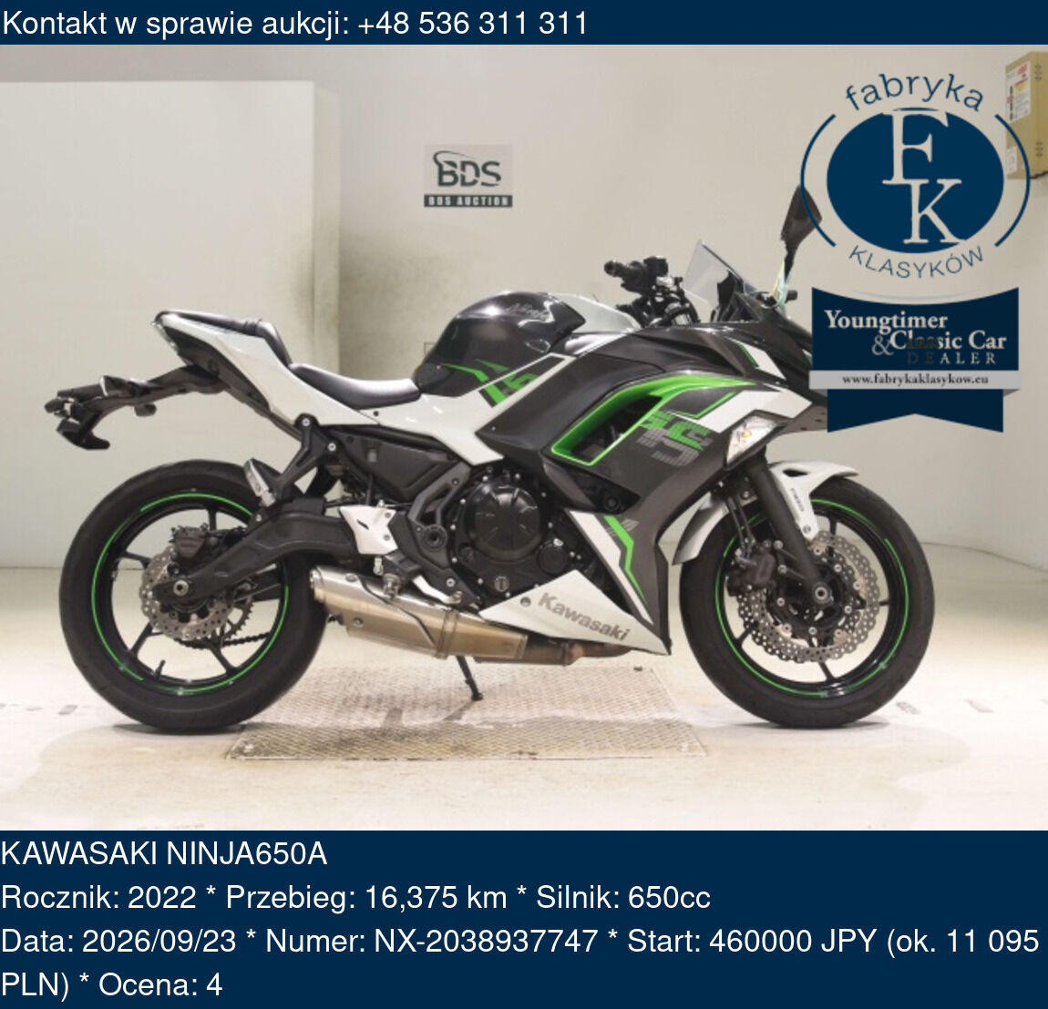 KAWASAKI NINJA650A 2022 - zdjęcie 2