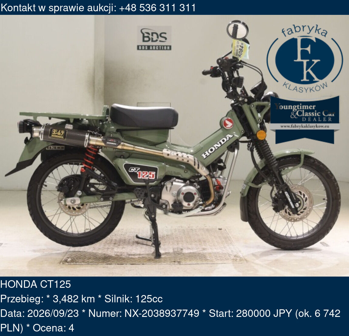 HONDA CT125  - zdjęcie 2