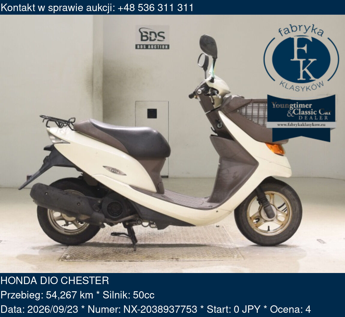 HONDA DIO CHESTER  - zdjęcie 2