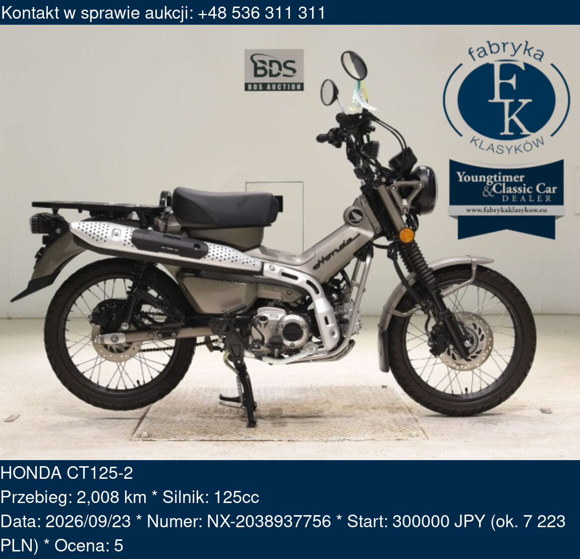 HONDA CT125-2  - zdjęcie 2