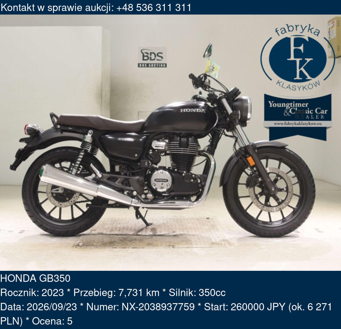 HONDA GB350 2023 - zdjęcie 2