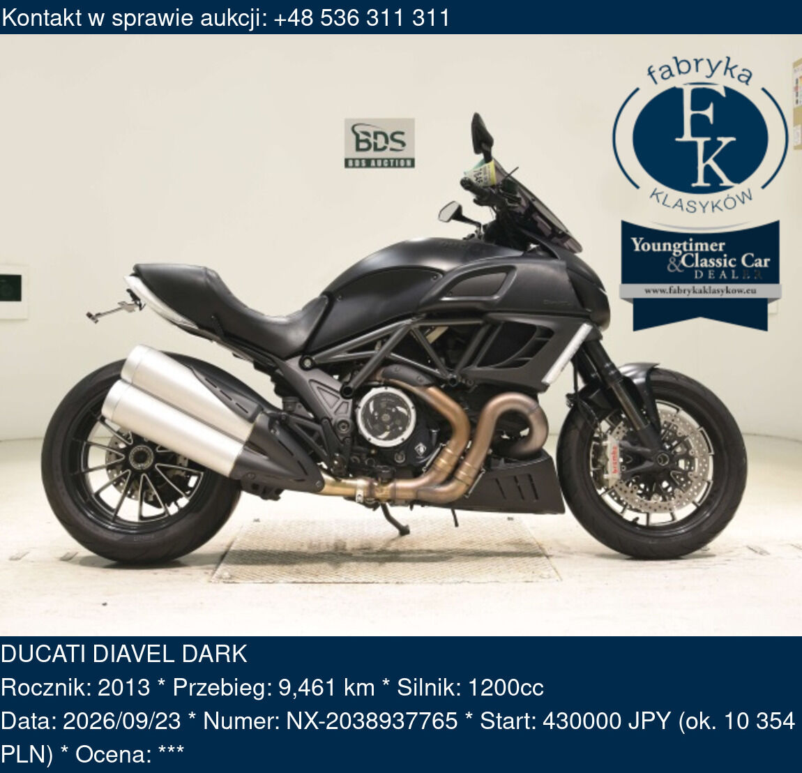 DUCATI DIAVEL DARK 2013 - zdjęcie 2