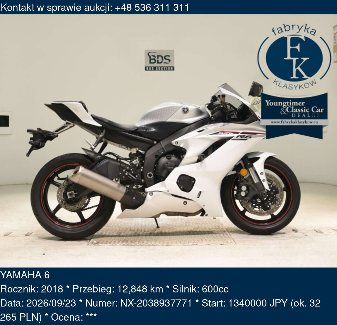 YAMAHA 6 2018 - zdjęcie 2
