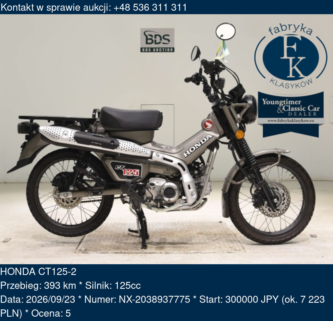 HONDA CT125-2  - zdjęcie 2