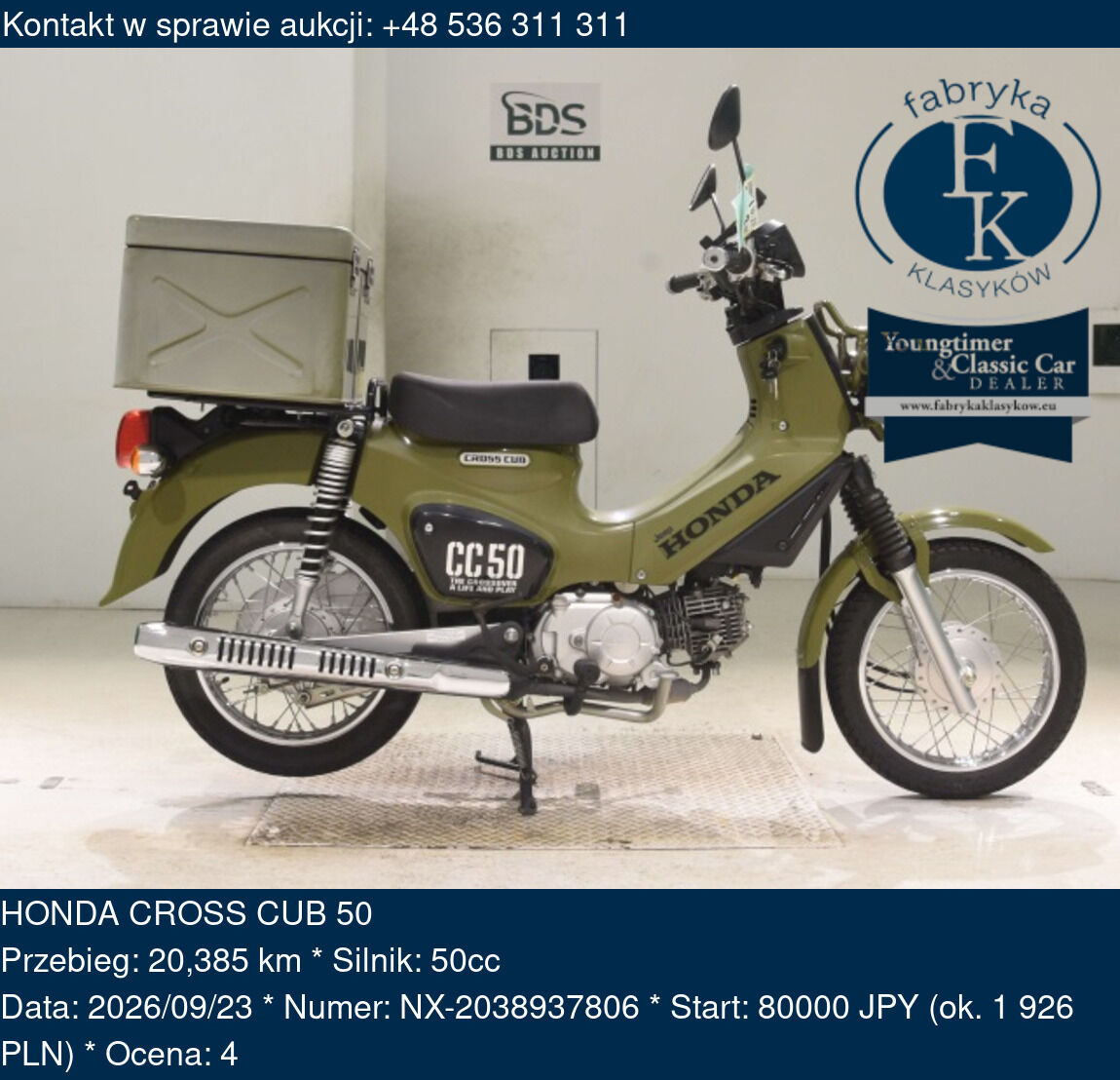 HONDA CROSS CUB 50  - zdjęcie 2